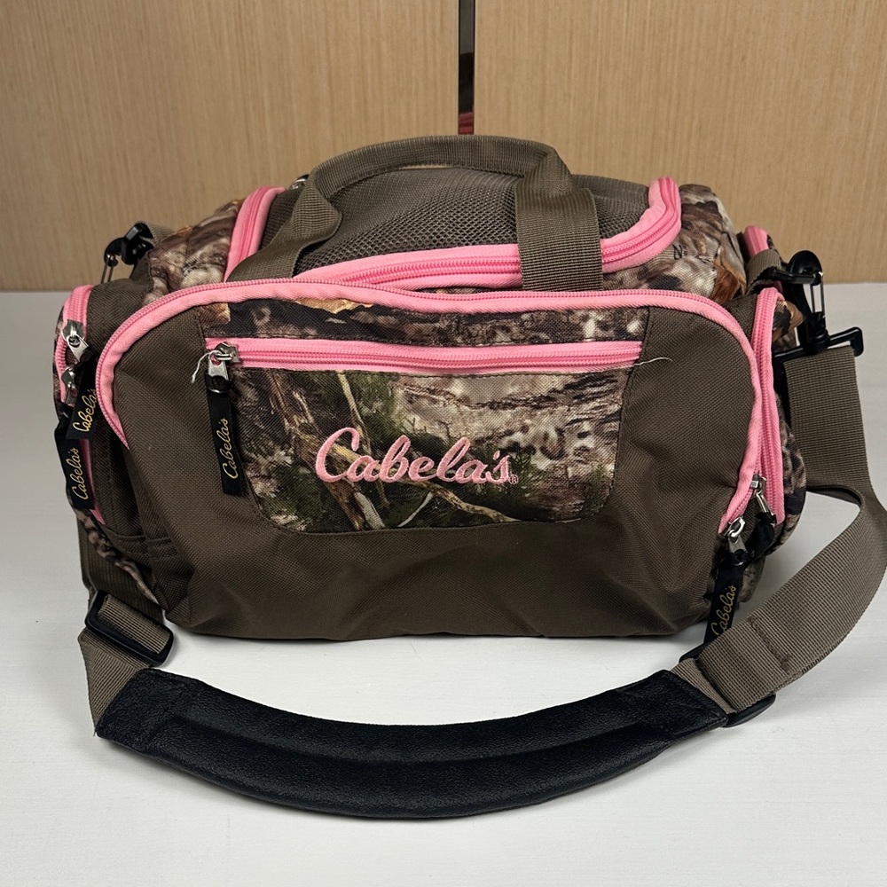 Cabela's Brown Camouflage & Pink Women's Duffel Bag